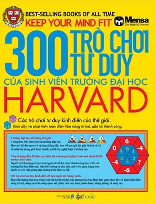 nguyetlinhbook - 300 Trò Chơi Tư Duy Của Sinh Viên Trường Đại Học Harvard