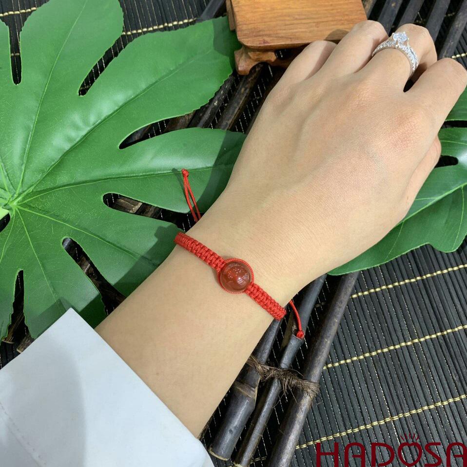 [HCM]Vòng tay phong thủy thắt chỉ đỏ 12li vòng tay Mệnh Hoả Mệnh Thổ Mệnh Kim Mệnh Thuỷ Mệnh Mộc vòng tay chỉ may mắn