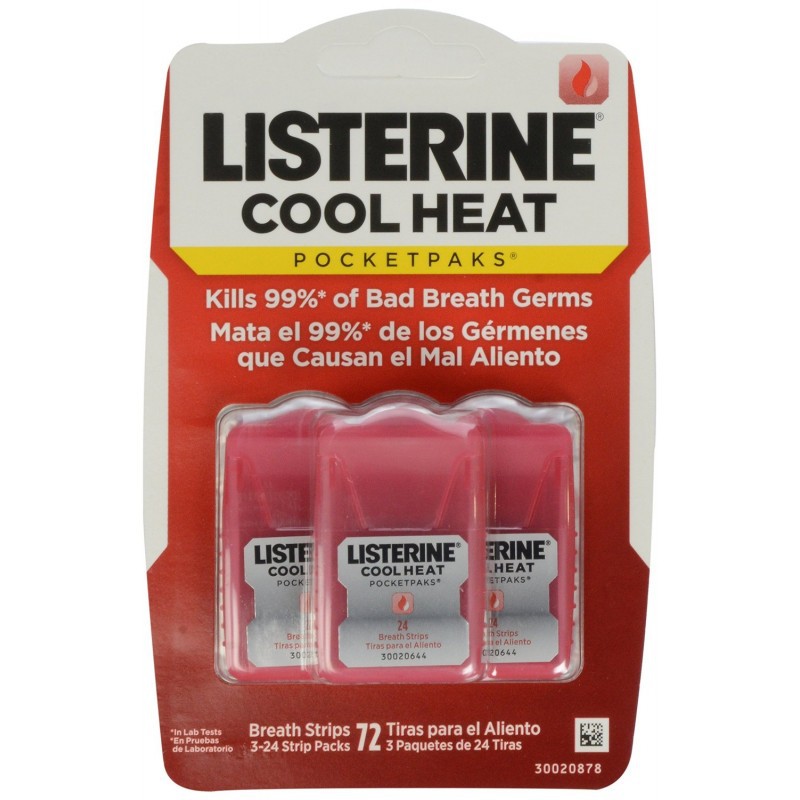 MIẾNG NGẬM THƠM MIỆNG LISTERINE POCKETPAKS (3HỘP)