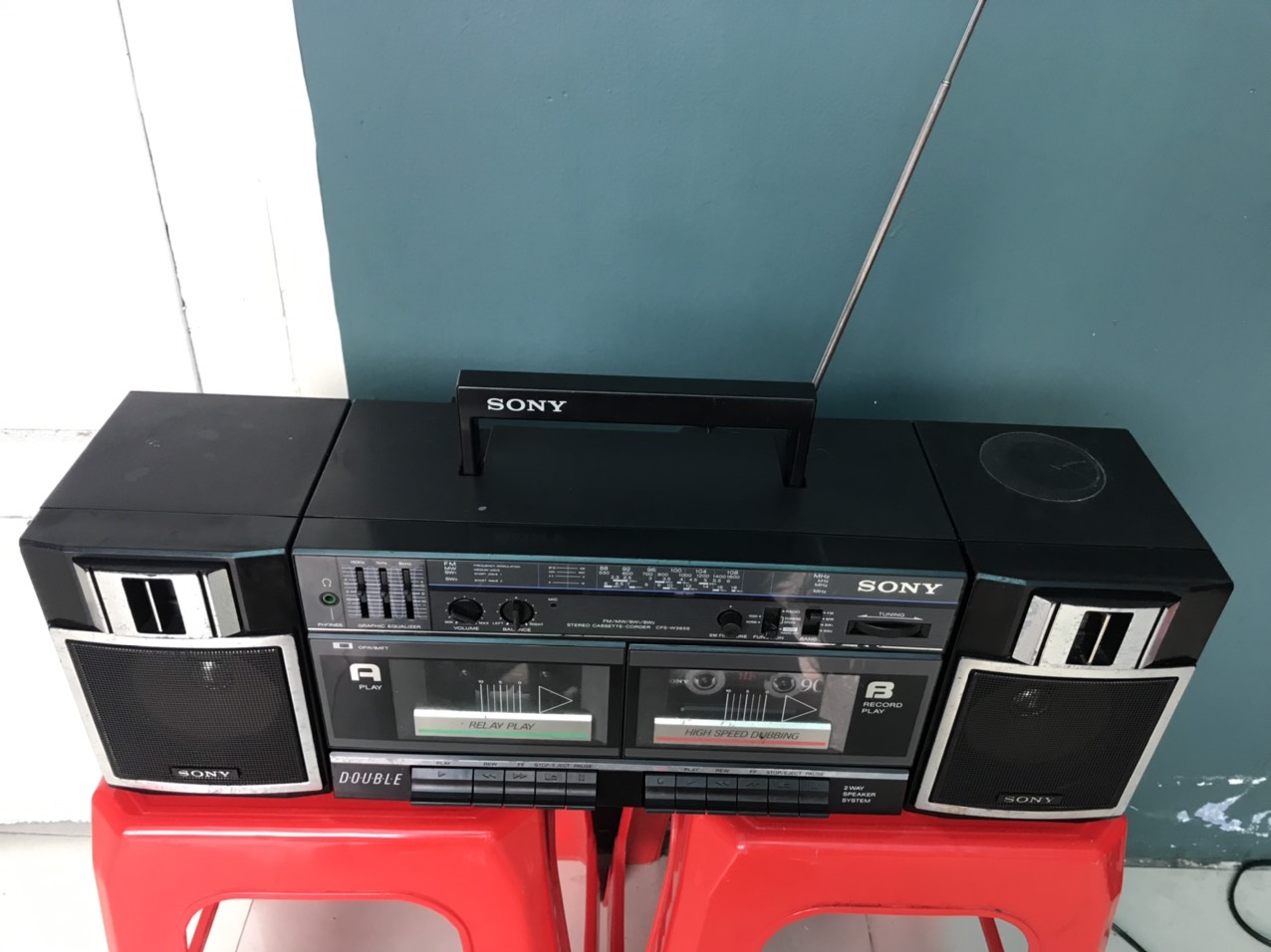 Radio Cassette SONY CFS W365S