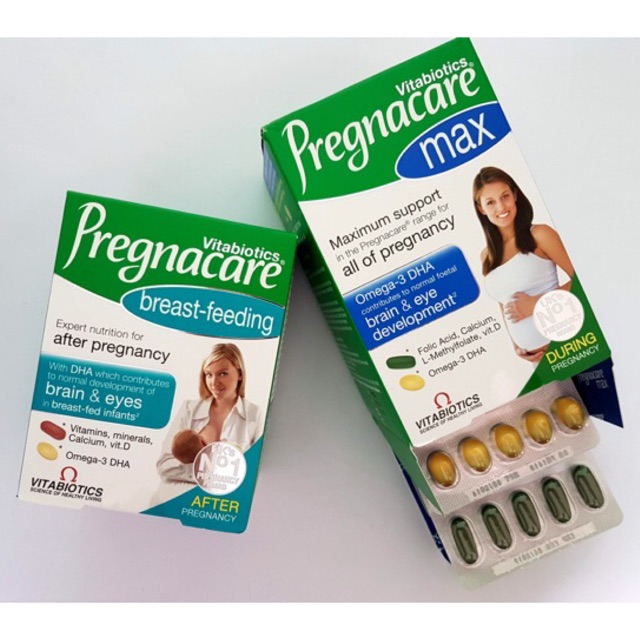 Vitamin Bà Bầu Pregnacare Max 84 Viên (mẫu Mới)