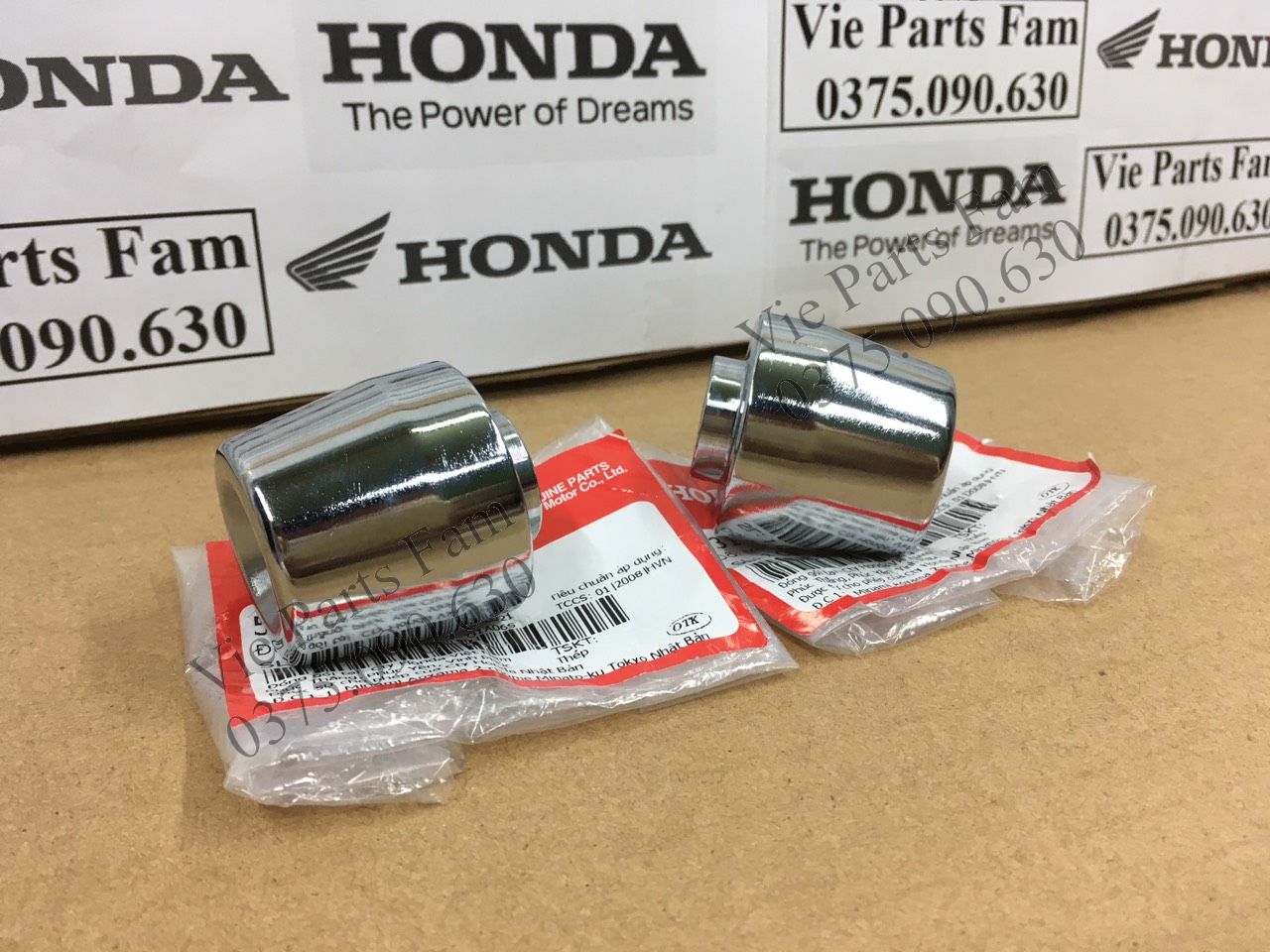 Cặp gù (đối trọng tay lái) SH Ý 350i 2021 inox gắn SH 2020 / SH VIỆT, CHÍNH HIỆU HONDA MOTOR