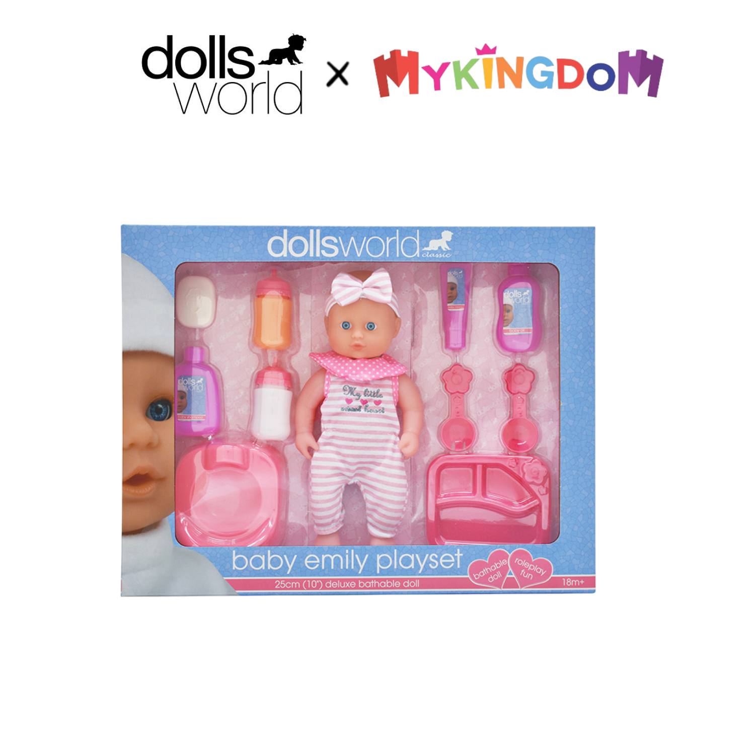 Đồ Chơi DOLLSWORLD Tắm Cùng Bé Emily DW60238