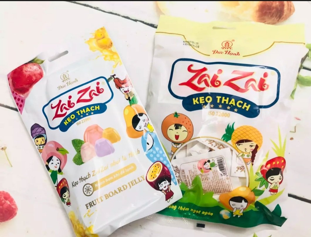 kẹo thạch zai zai dài 320gr siêu ngon