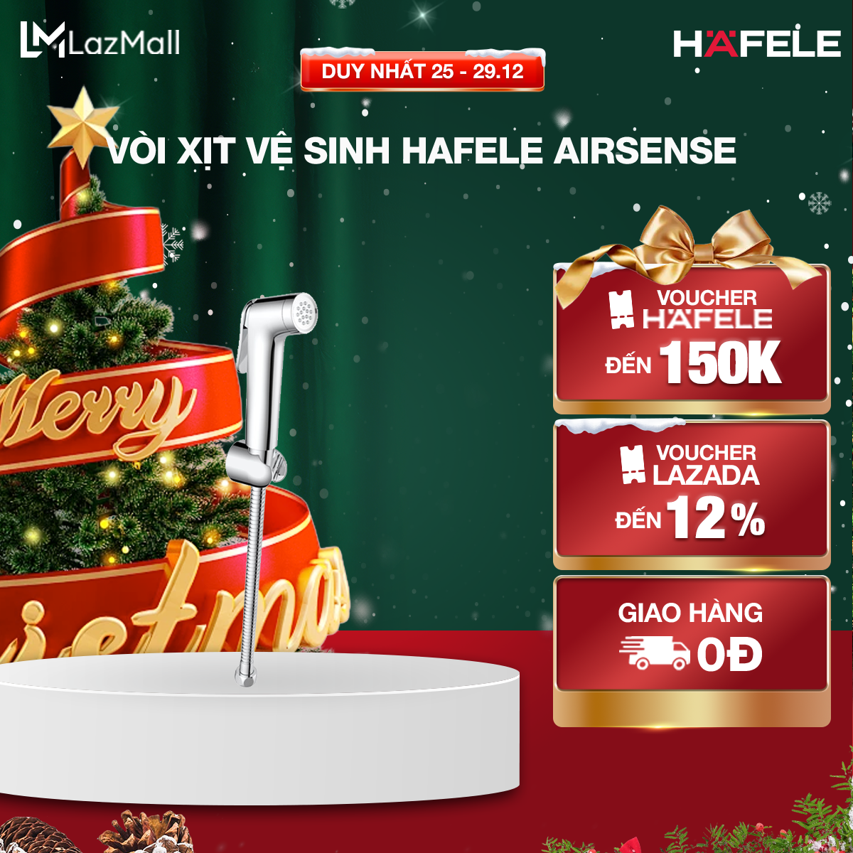 Vòi xịt vệ sinh Hafele Airsense 48595039