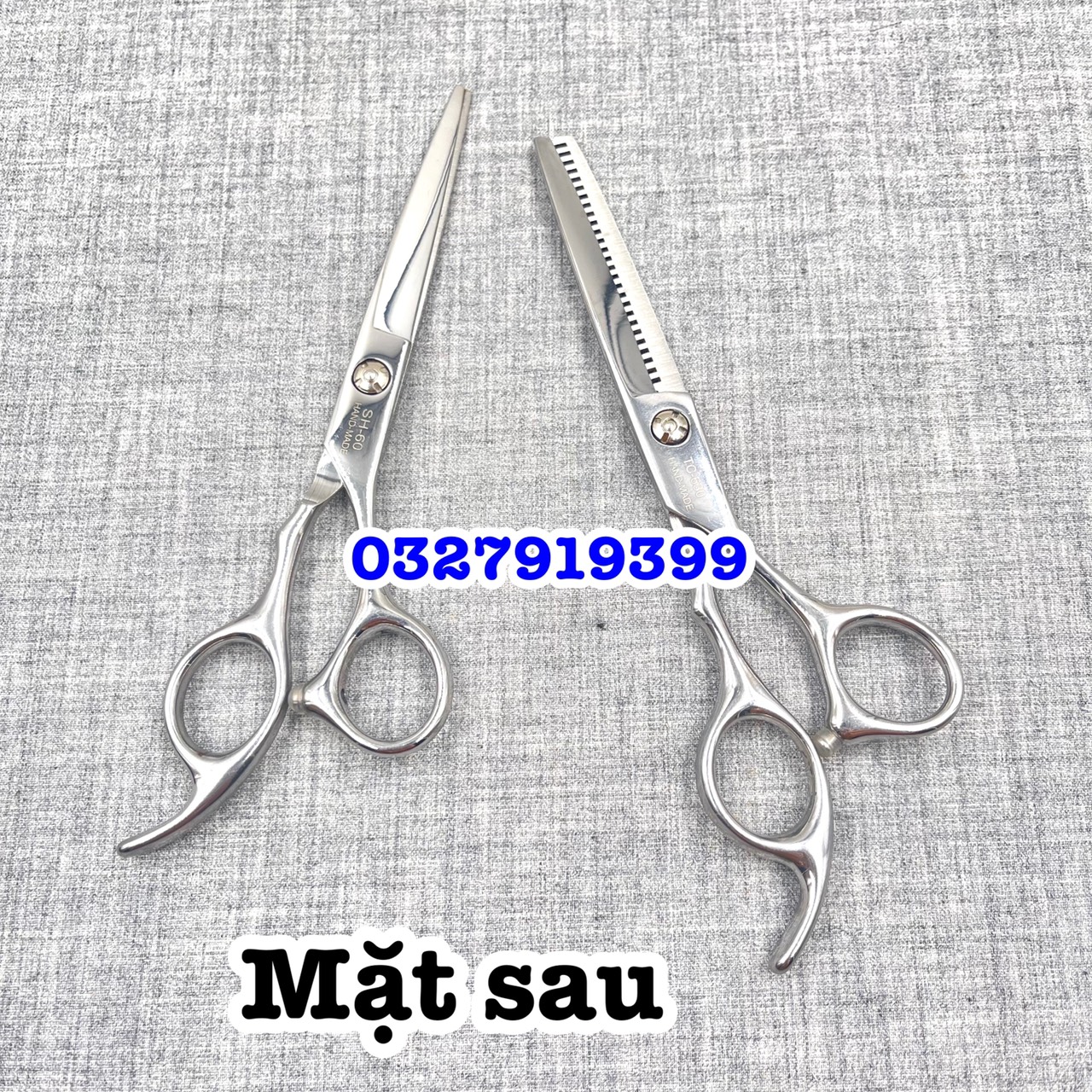 Tony&Guy Kéo cắt tóc cao cấp Tony 6.0 - Kéo học viên 6 inches thép nhật S440C độ cứng trên 62HRC màu trắng kèm bao da