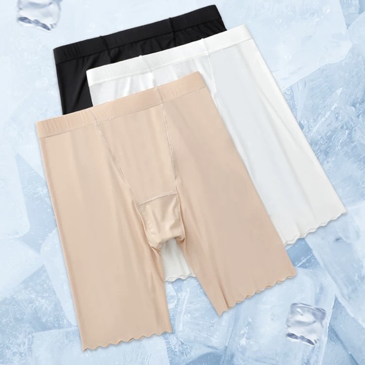Quần legging lửng chất thun co dãn, quần bảo hộ trong váy có đáy kháng khuẩn