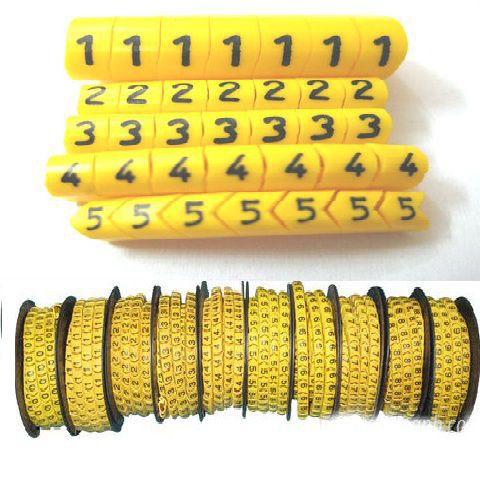 Bộ 10 Cuộn Đánh Số Dây 0-9 (1.0mm)
