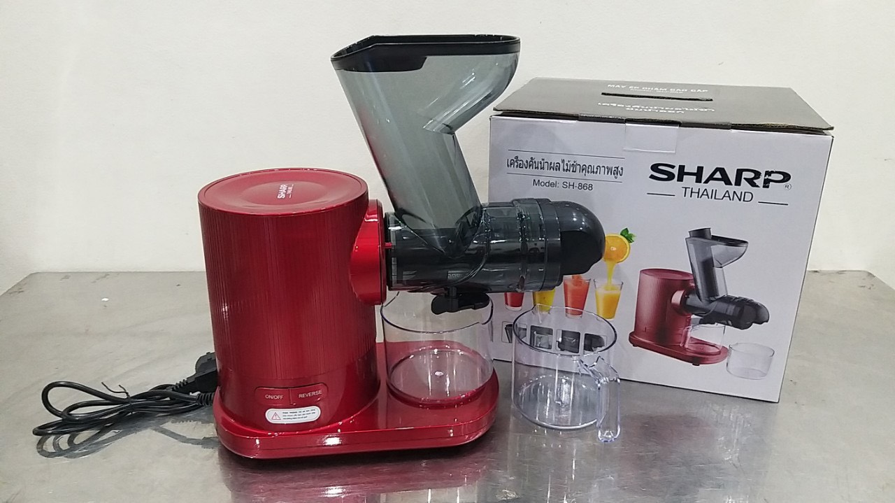 Máy ép chậm Thái Lan SH-868, máy ép chậm công nghệ mới nhất 2024, máy ép chậm sharp sh-868