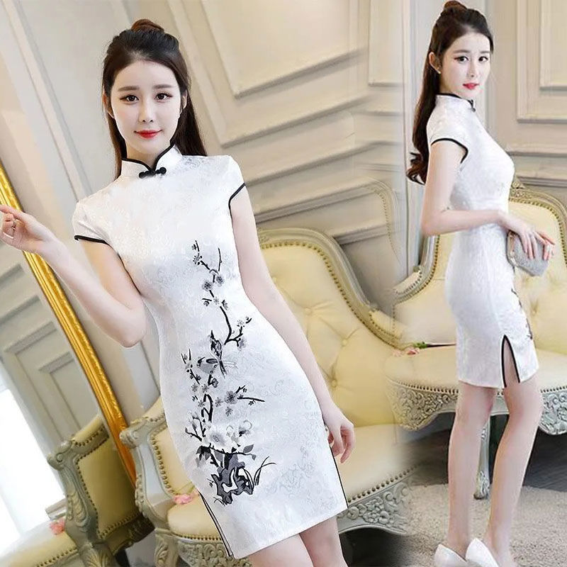 Đầm Sườn Xám Cách Hàng Quảng Châu