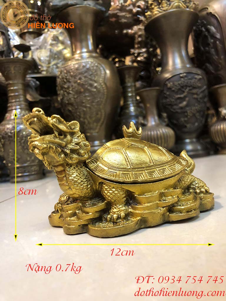 Long Quy Nắp Mai Mở-Rùa Đầu Rồng