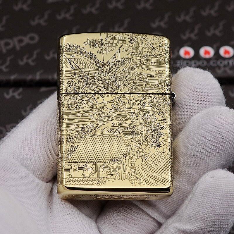 [HCM]Bật Lửa Zippo Chủ Đề Tết Thanh Minh Khắc 5 Mặt
