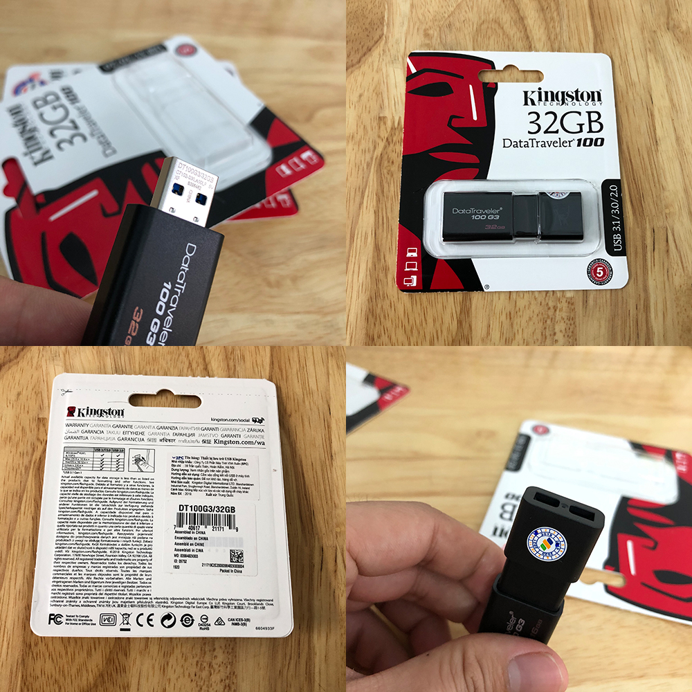 [HCM]USB 32GB Kingston 3.0 DT100G3 Tốc Độ Cao