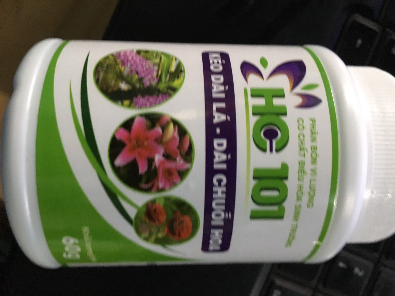 Phân bón HC 101 kéo dài lá, chuỗi hoa dành cho hoa lan cây cảnh lọ 60gr