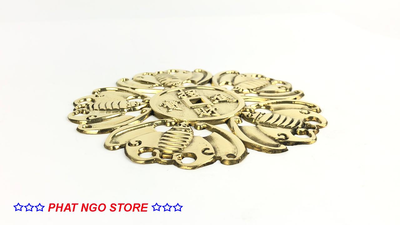 ĐỒNG TIỀN NGŨ PHÚC CHIÊU TÀI TẤN BẢO