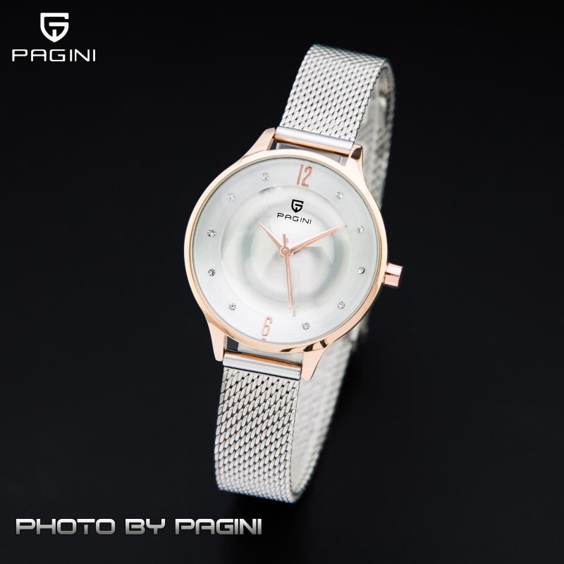 Nơi bán Đồng Hồ Nữ PAGINI PA2188 Dây Titanium Mặt Đính Đá Sang Trọng