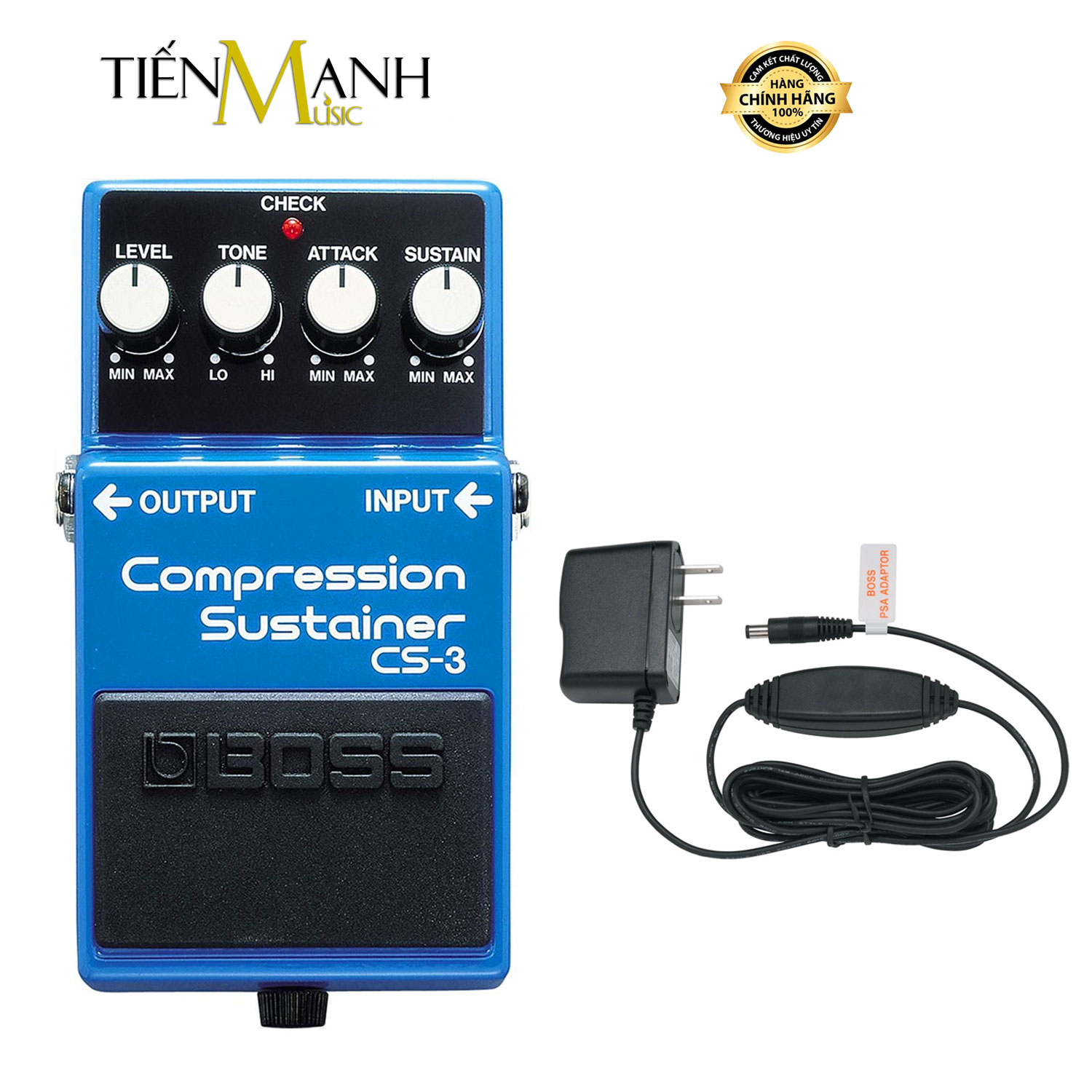 [Chính Hãng] Phơ Guitar Boss CS-3 Compression Sustainer - Bàn Đạp Fuzz Pedals Effects CS3