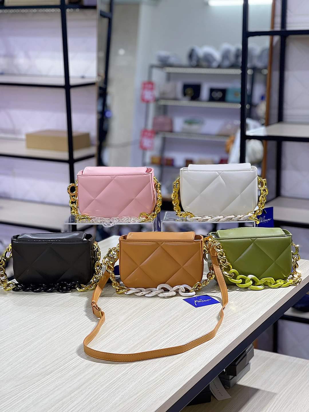 Túi đeo chéo nữ [2 dây] size 18cm Ck2-50270926