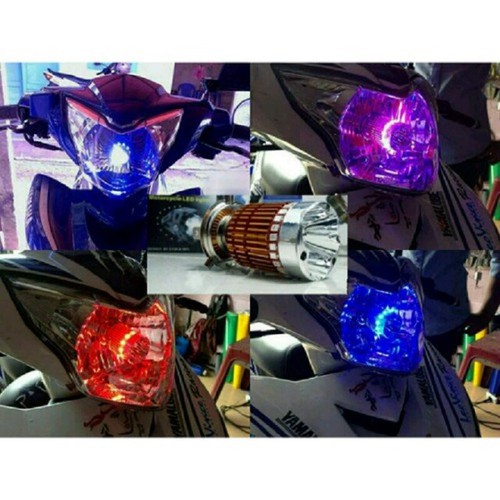 Led Pha xe máy đổi màu - Vindecal BD