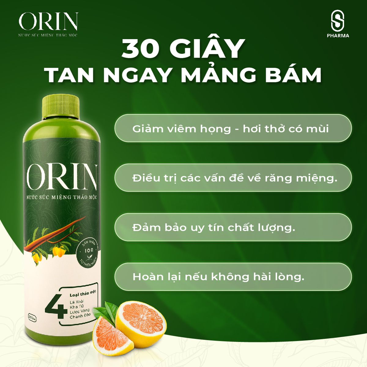 Nước Súc Miệng 100ml - Orin