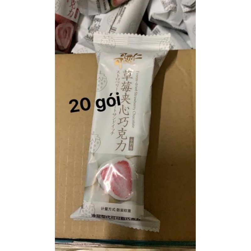 KẸO SOCOLA BỌC DÂU TÂY SẤY 🍓🍓
