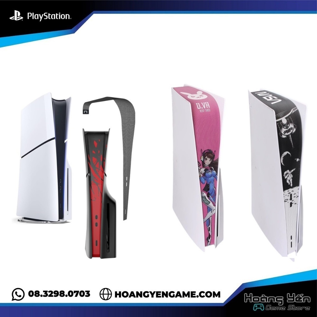 Vỏ Máy Ps5 Fat và Cover Máy Ps5 Slim và Lưới Lọc Bụi Ps5 Fat, Slim và Pro