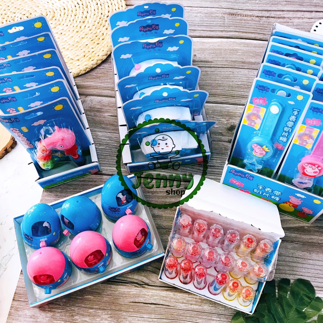 [Hàng Hot] Kẹo mút đồ chơi bé heo Peppa Pig cực đáng yêu