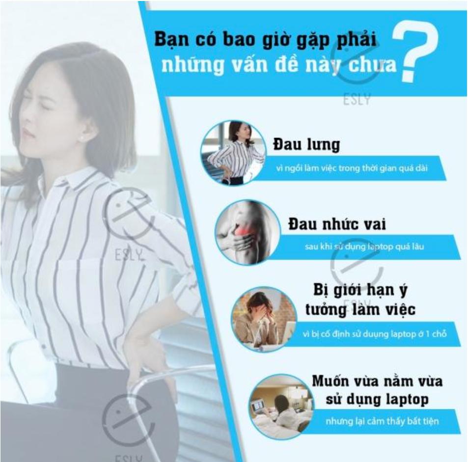 IT Smart - GIÁ ĐỠ LAPTOP ESLY 360°