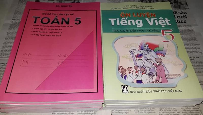 Bộ đề thi Môn Toán lớp 5 + Ôn luyện Tiếng Việt lớp 5 - thi giữa kì 2, cuối HK2 - thi giữa, cuối HK1- ôn tập hè