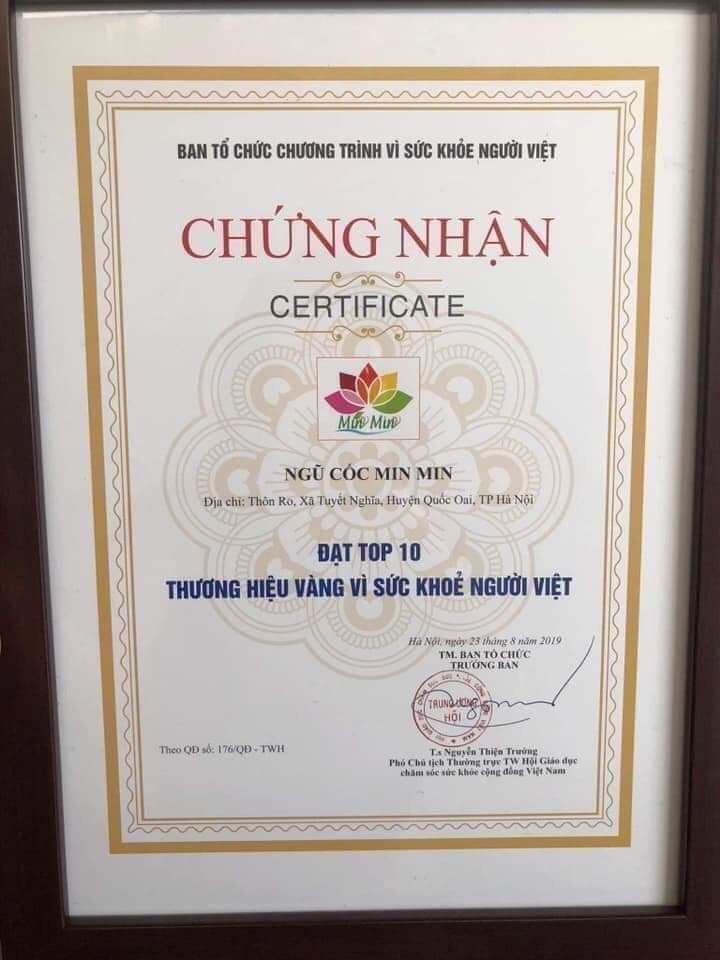 [HCM]Ngũ cốc lợi sữa Min Min 500 gram