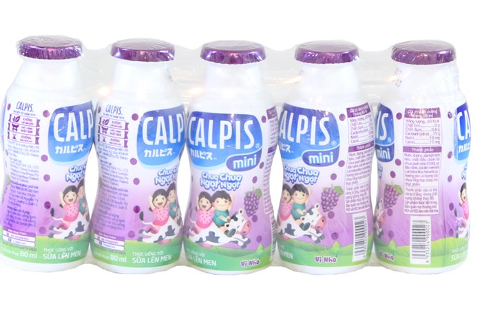 Thùng sữa chua uống lên men CALPIS
