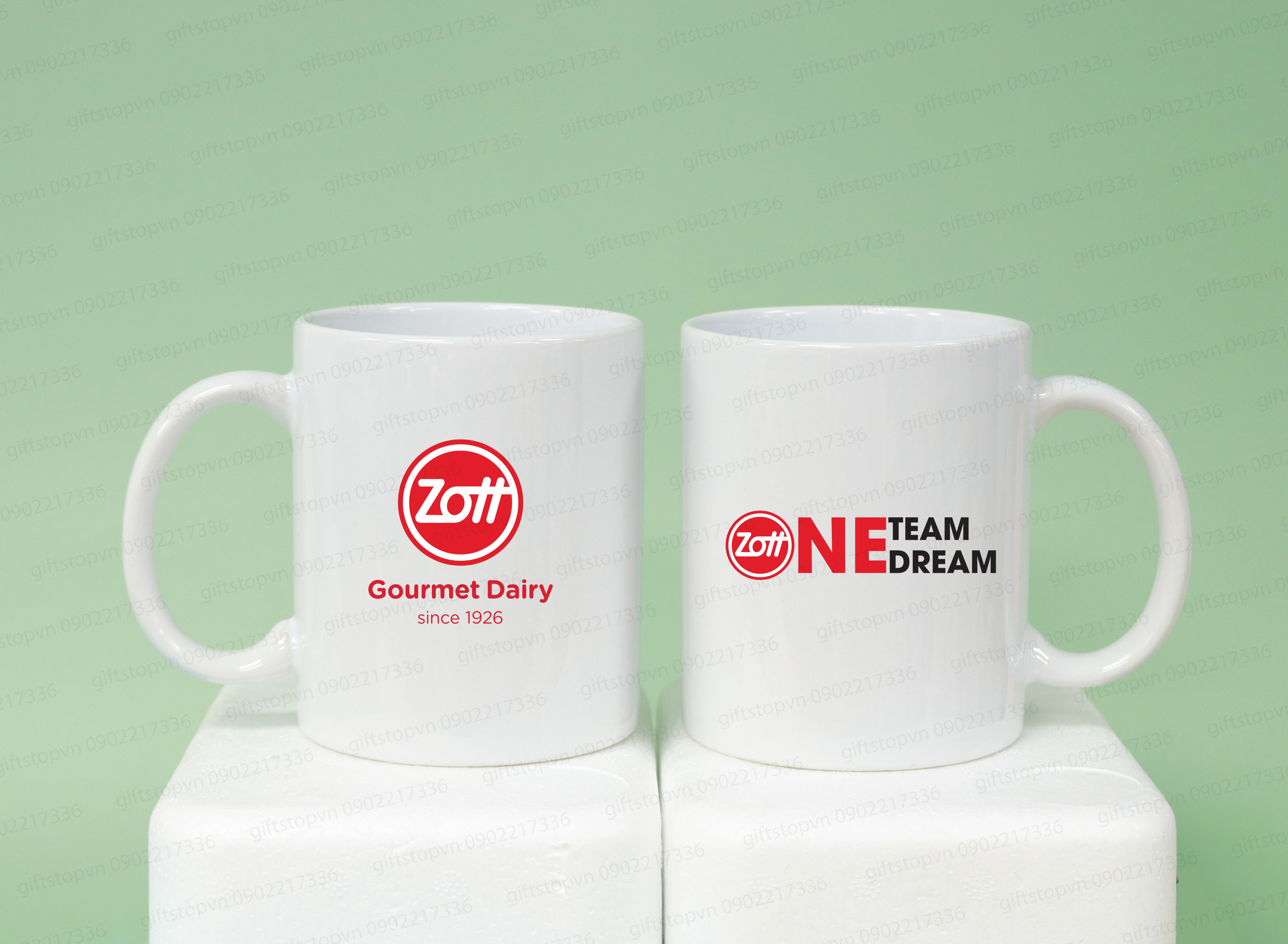 Cốc sứ in logo - Cốc sứ in ảnh