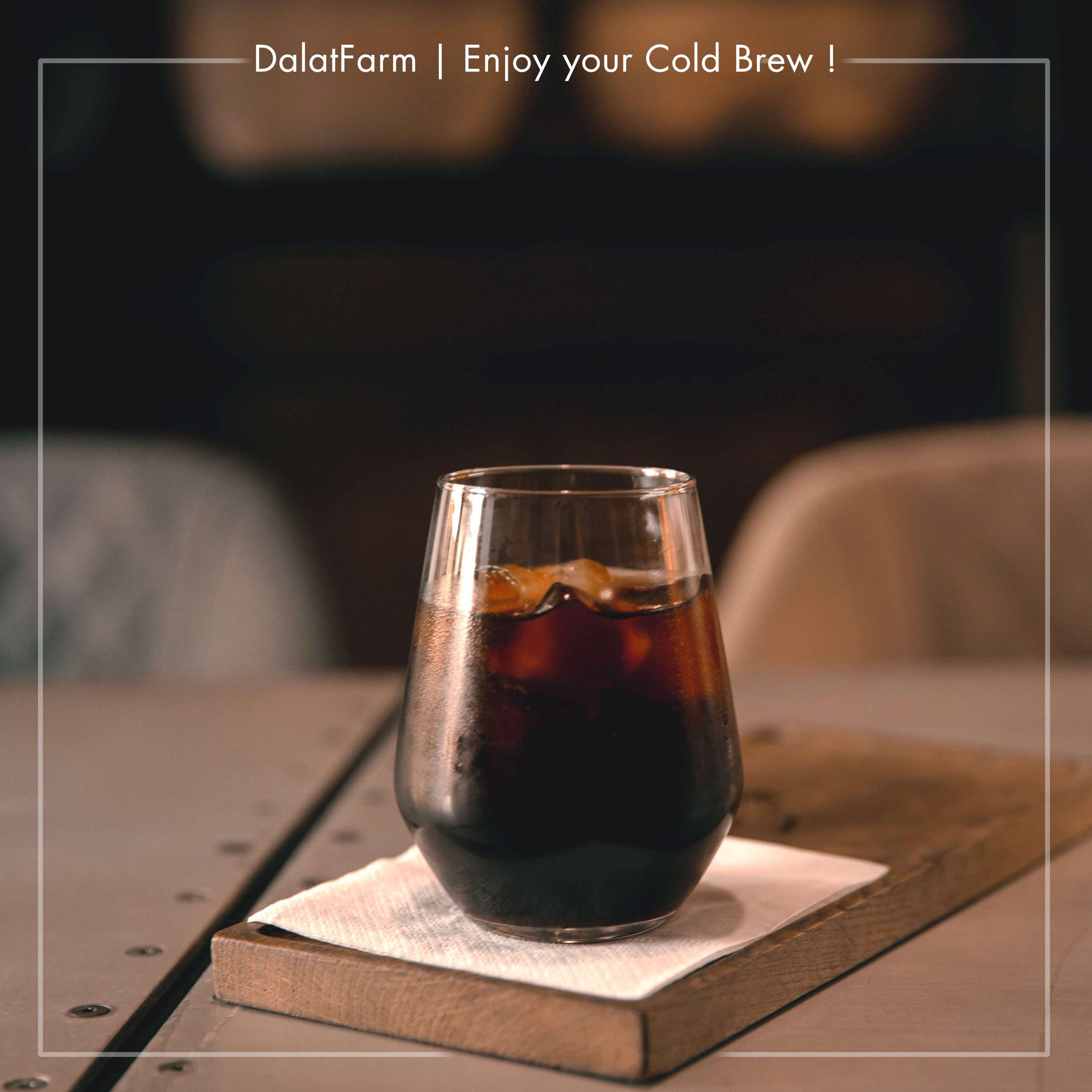 Cà Phê Cold Brew Arabica Cầu Đất Dalat Farm - Túi 125 g