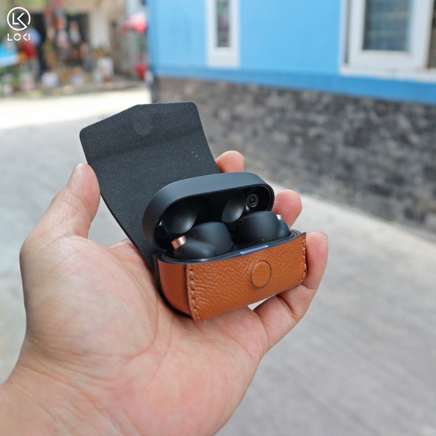 Bao da Sony WF-1000XM4 - [Da thật 100% - Handmade - Free khắc tên] Manory Leather