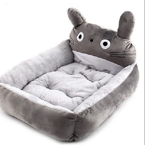 Ổ nệm nằm ngủ cho chó mèo êm ái hình thú chuột nâu, mèo hồng , pikachu vàng , toroto xám