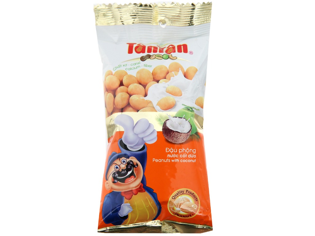 Đậu phộng nước cốt dừa tân tân lớn peanuts with coconut