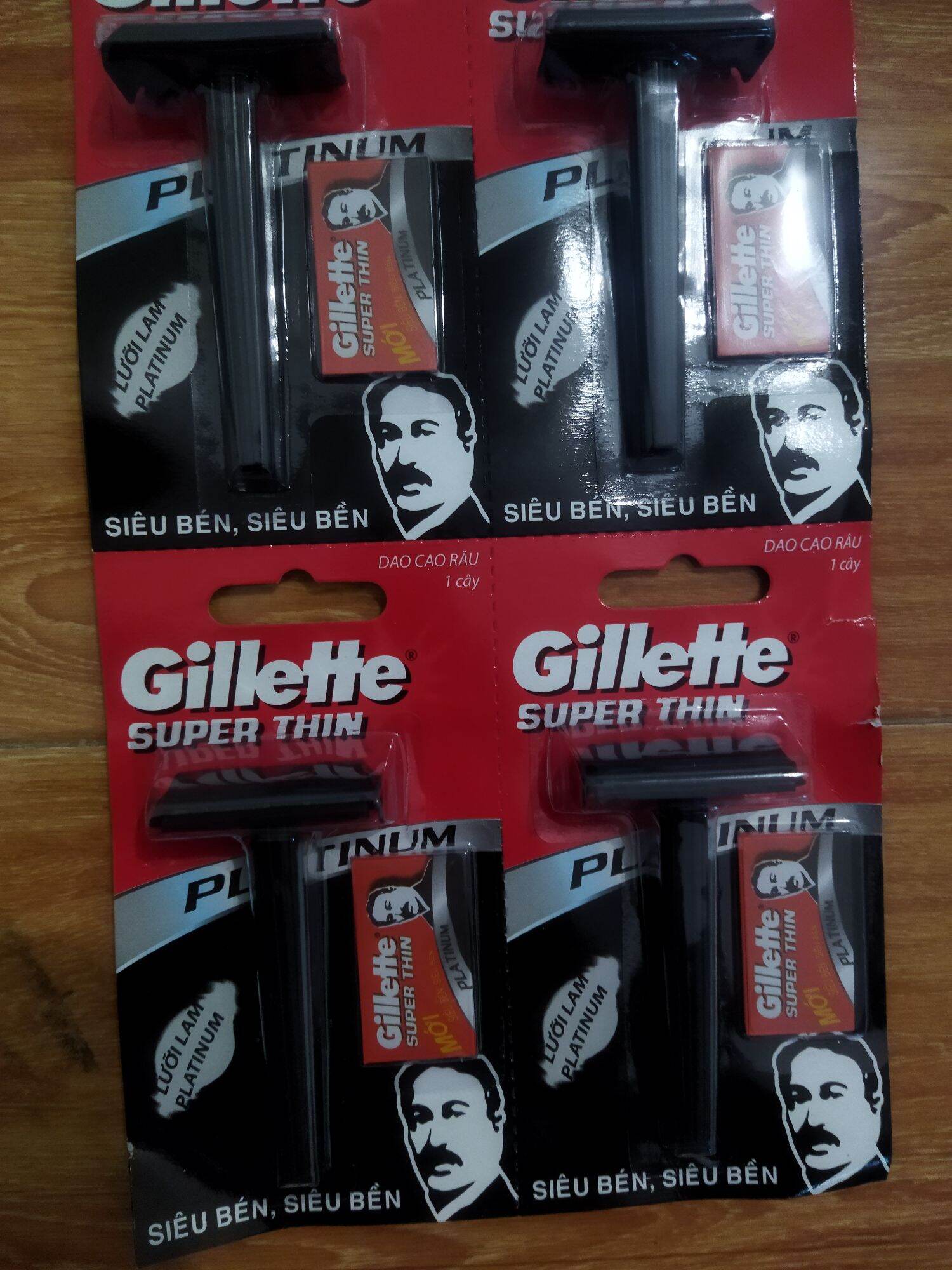 dao cạo râu gillette 1 vỉ ( 6cây)