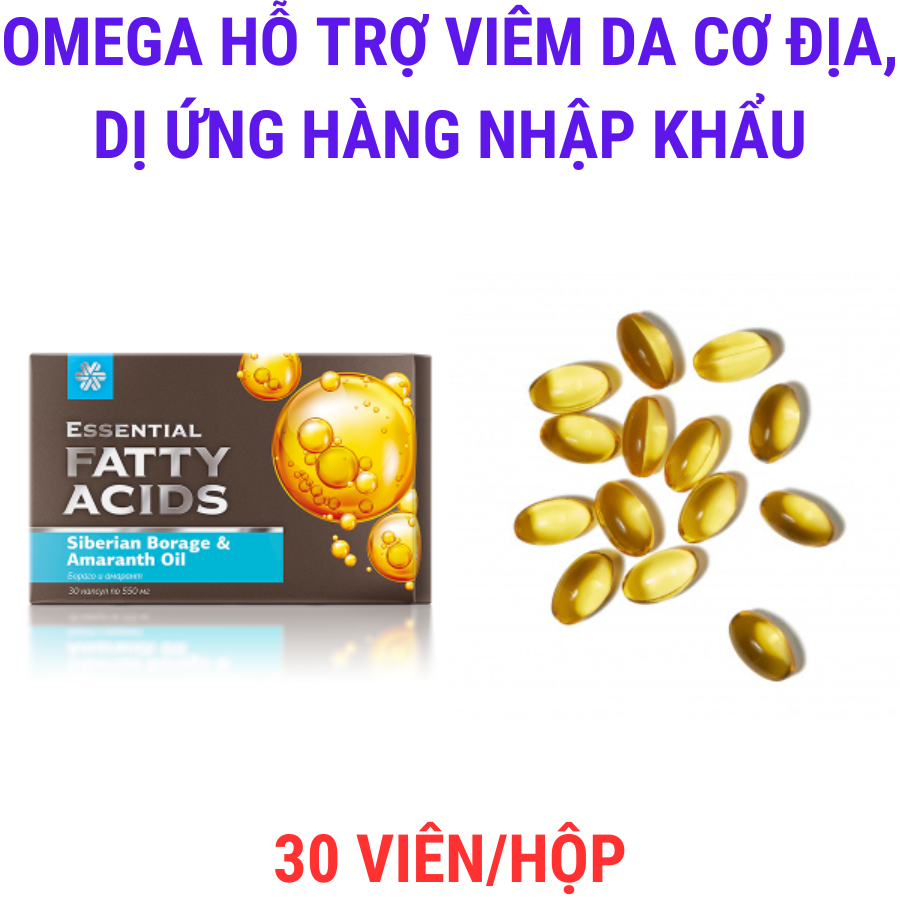 Thực phẩm bảo vệ sức khỏe Essential Fatty Acids Siberian Borage & Amaranth Oil – 30 viên/hộp