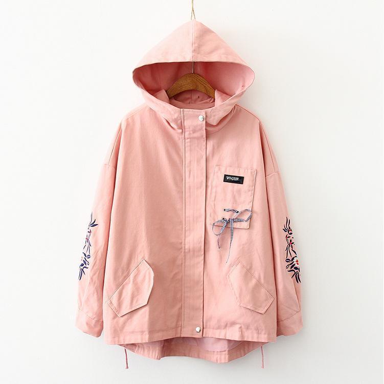 [HCM]Áo khoác Kaki nam nữ mẫu mới  T006 CNV họa tiết thêu phối túi hộp phong cách