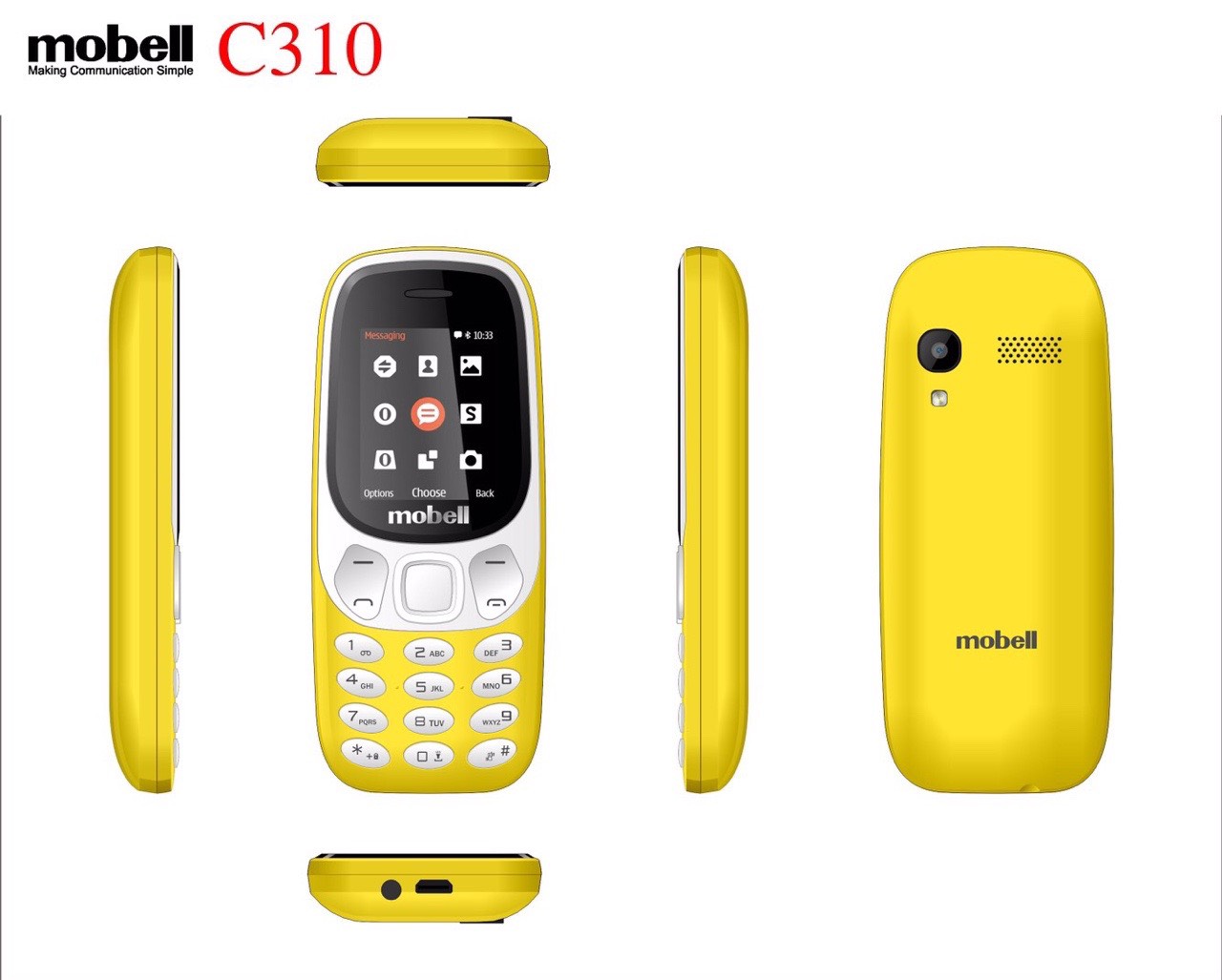 Điện thoại Mobell C310 mới full box Bảo hành 12 tháng
