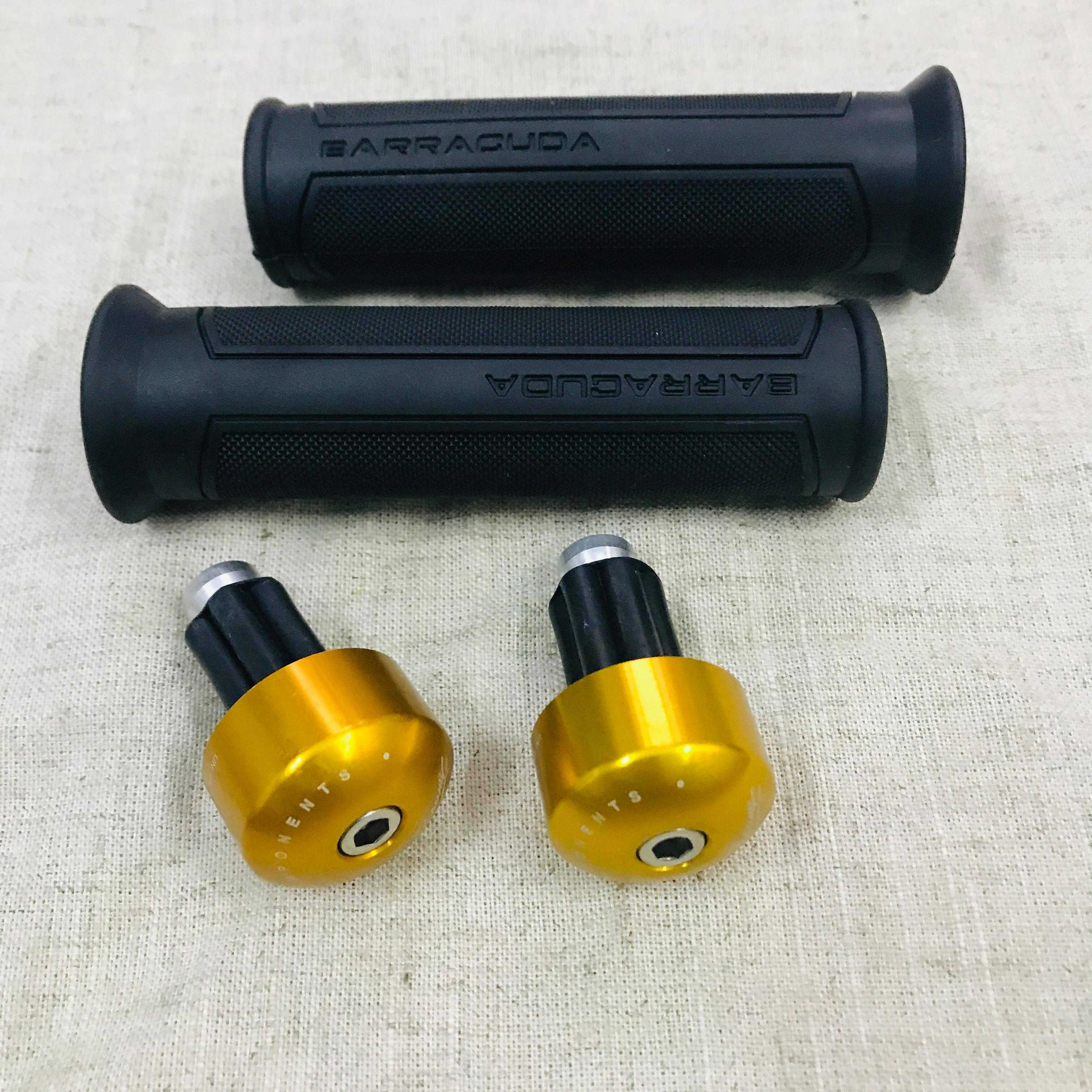 [CẶP ĐÔI HOÀN CẢNH] COMBO GÙ XE MÁY RACING BAO TAY BARRACUDA TRANG TRÍ XE MÁY (GÙ ĐEN)