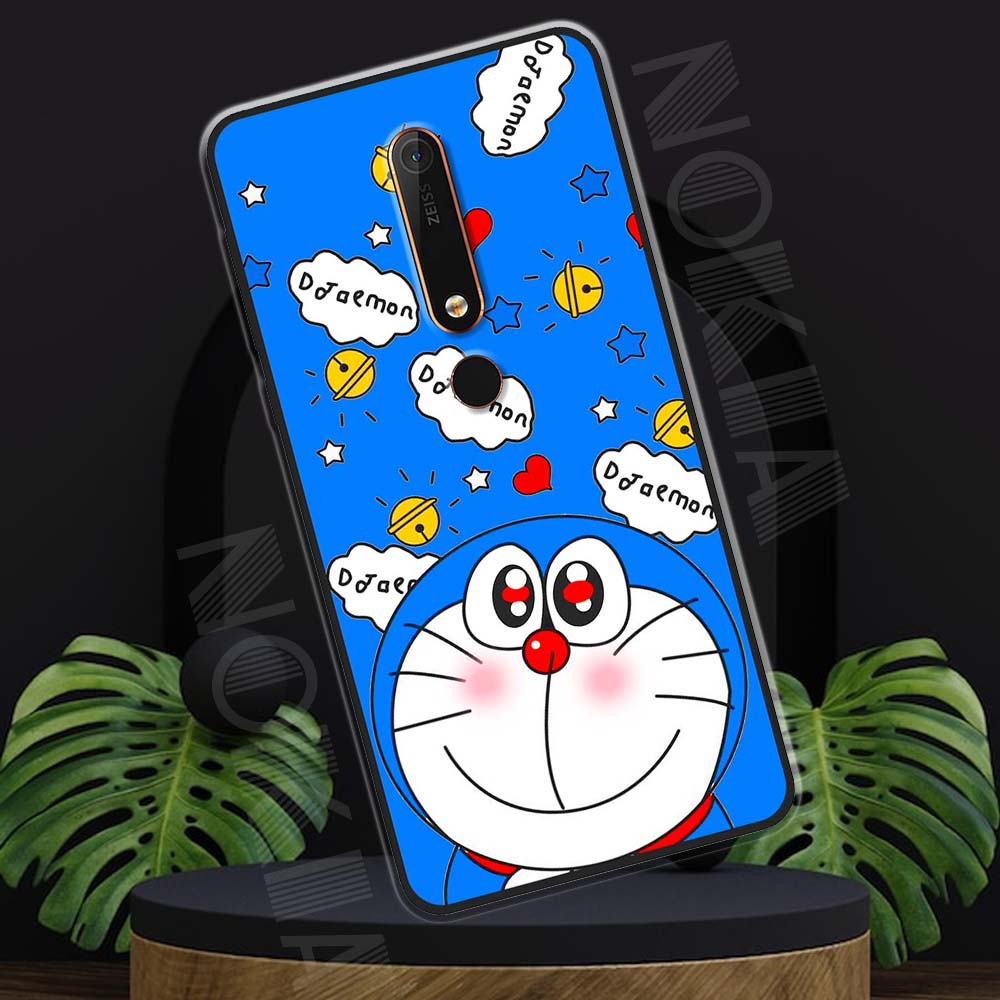 Ốp lưng Nokia 6.1, Nokia 6 (2018) mẫu BST Doraemon. One Piece, Dragon ball