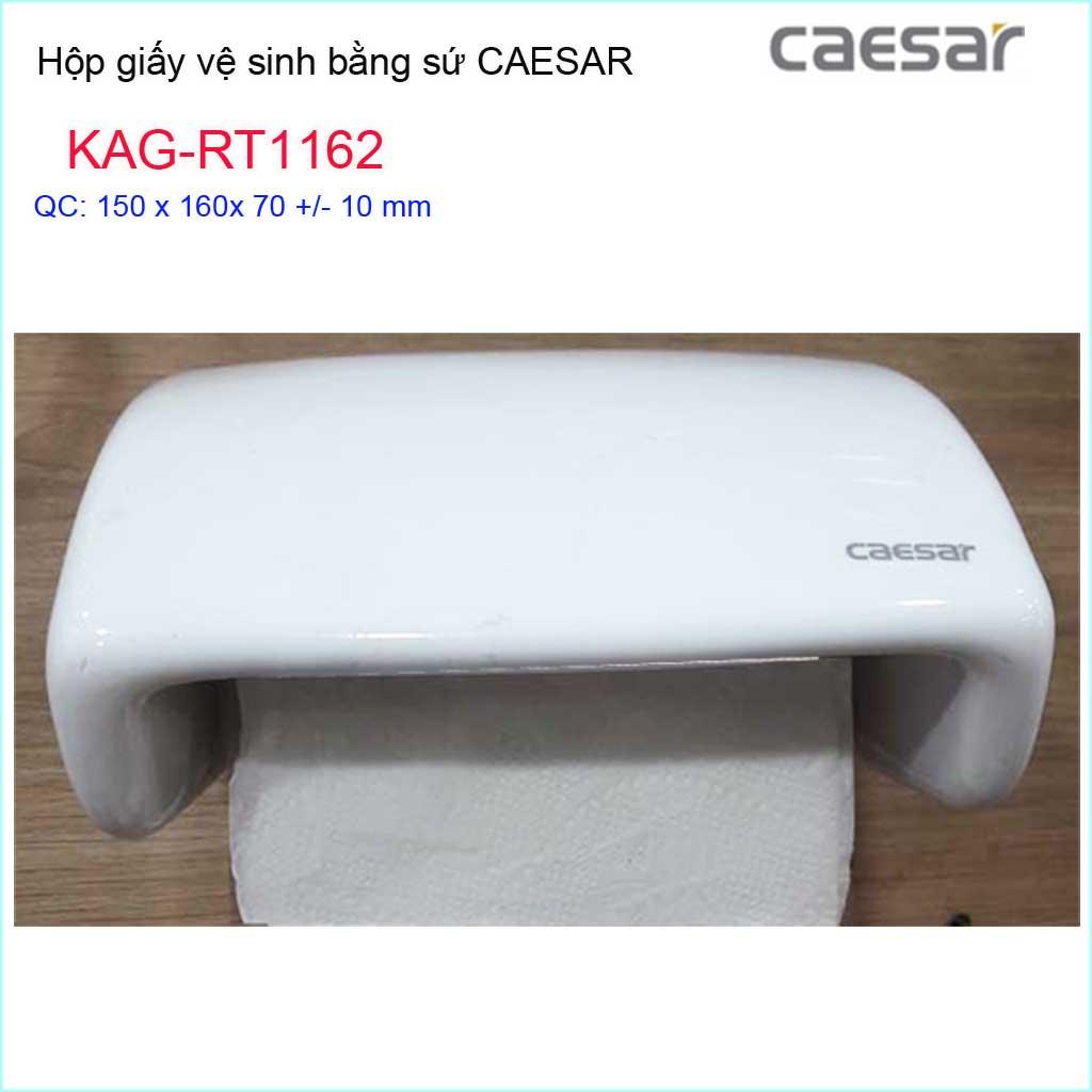 Hộp đựng giấy vệ sinh kệ đựng giấy bằng sứ Caesar KAG-RT1162
