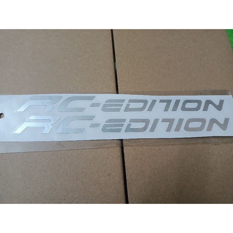 Bộ tem dán phuộc RC màu bạc new hàng nhập Thái Lan