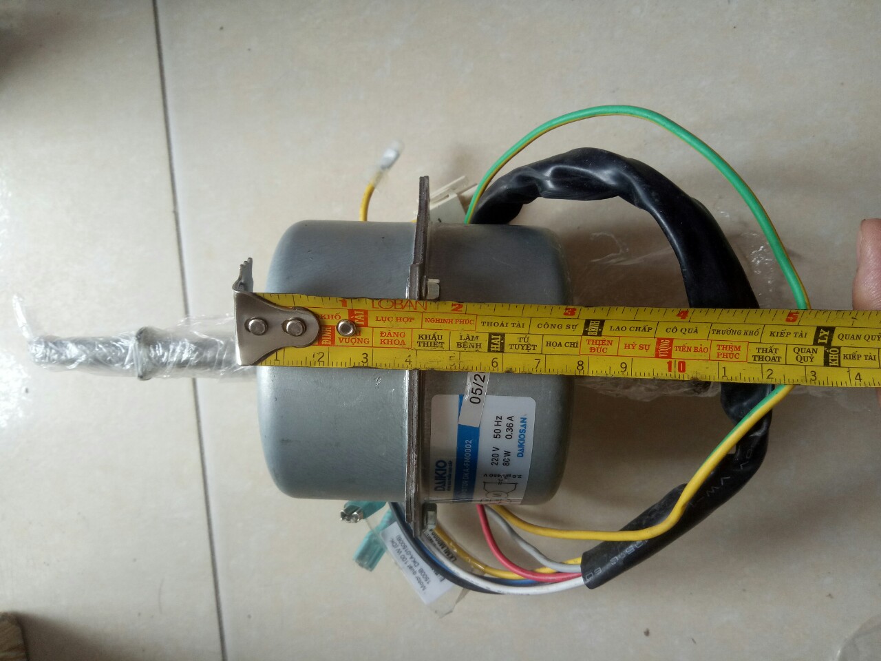 Động cơ quạt điều hòa Daikio DK-1500B