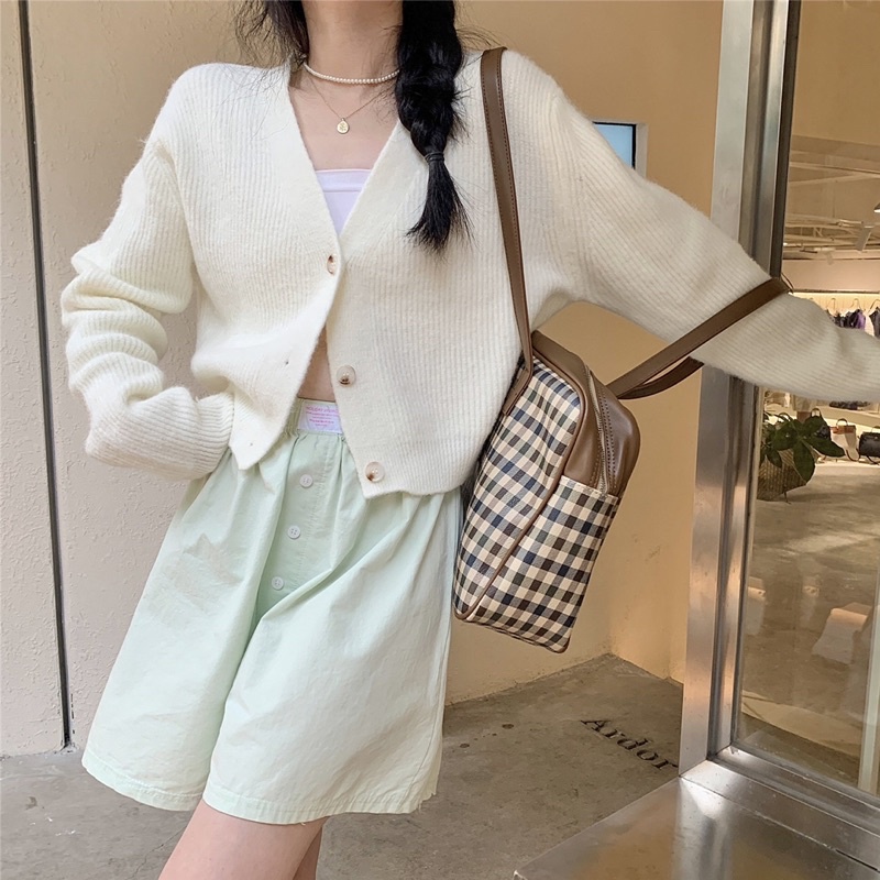 áo len/ croptop cardigan