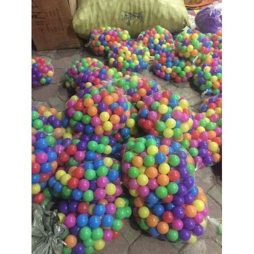 Túi 100 quả bóng nhựa cho bé