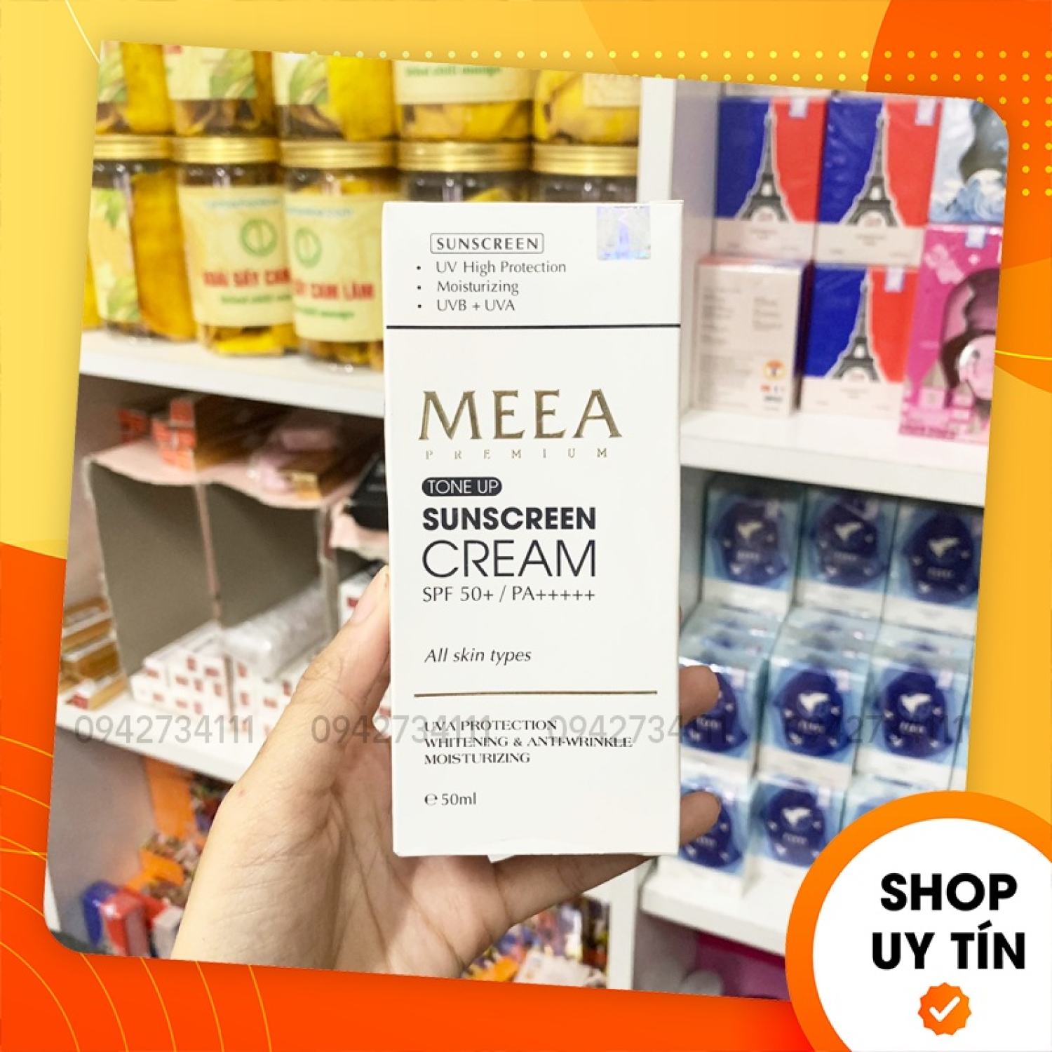 Kem chống nắng meea organic phiên bản mới 50ml