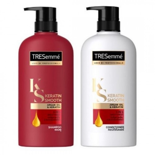 Gội- xả mượt tóc tresemme keratin smooth 450ml - thái lan
