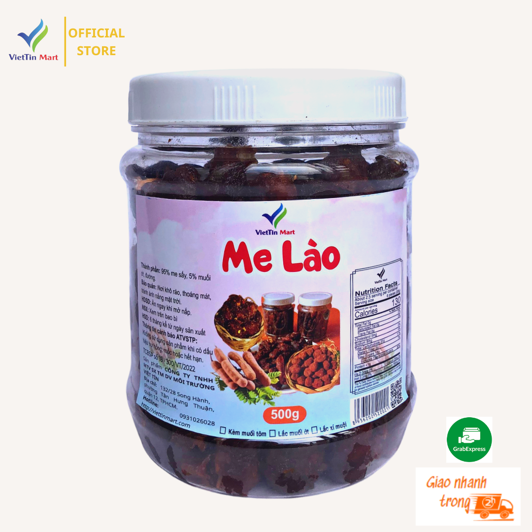 500gram Me Lào 1 Nắng Kèm MUỐI